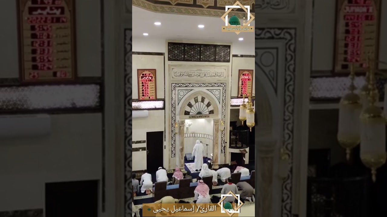 بأواخر النمل ونوح يترنم القارئ المتمكن اسماعيل يحيى بلال بصوته الشجي ونبرته الخلابة