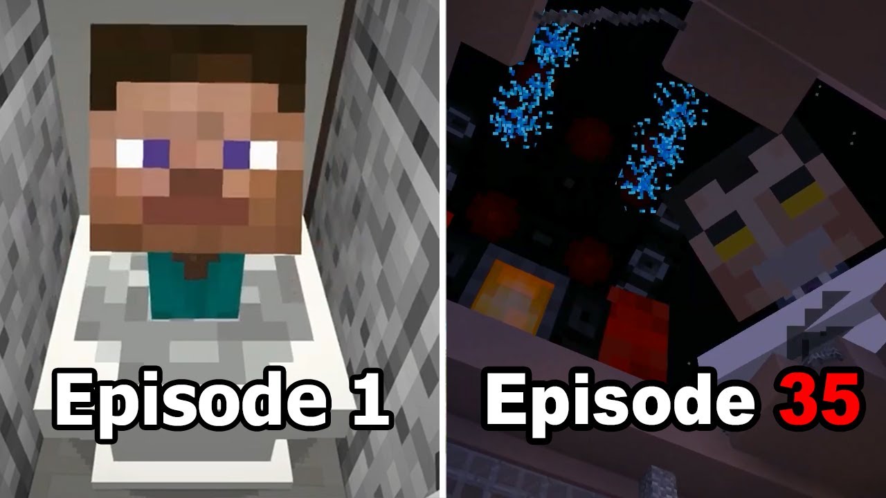 skibidi toilet  episode 1-35 Minecraft Compilation