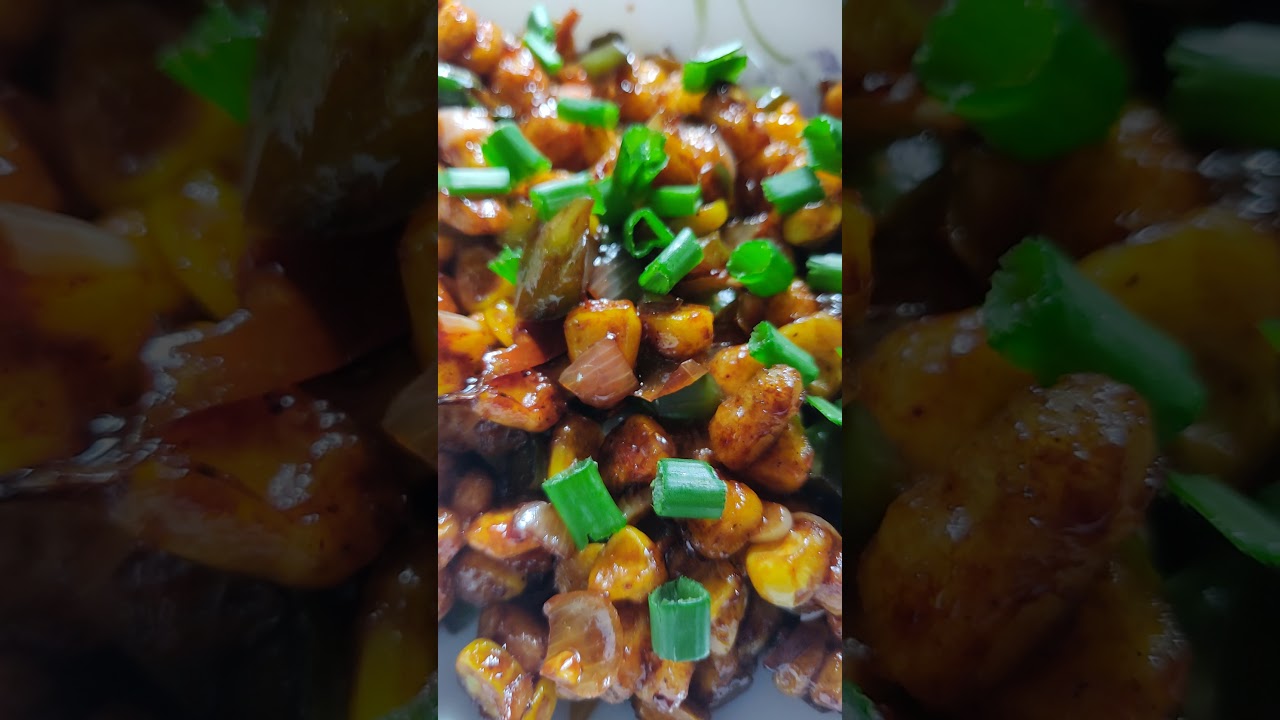 Crispy chilli corn | BaaMaa's cooking
