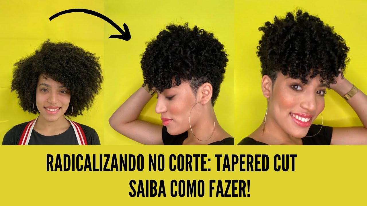 Como fazer Tapered Cut em cabelos cacheados