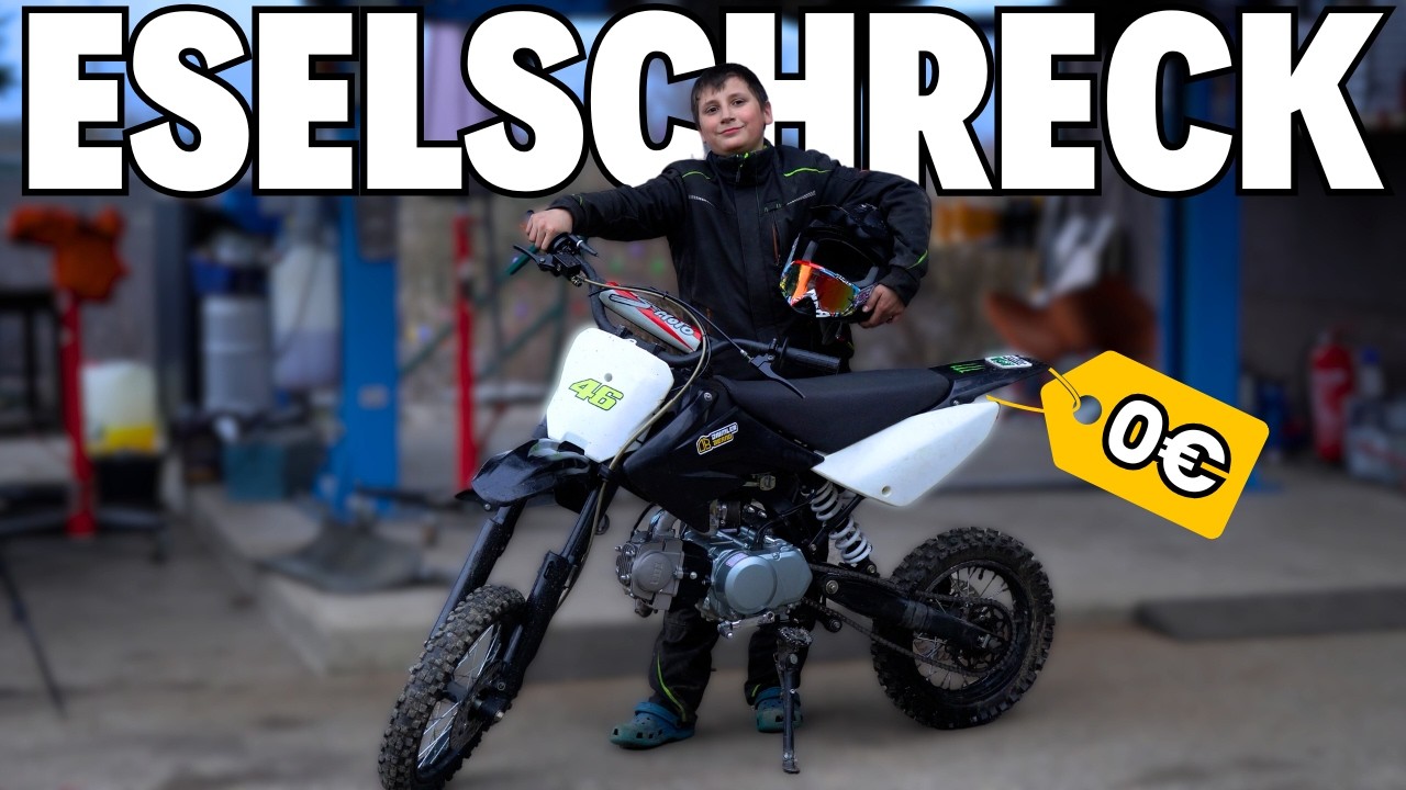 Wolfi's🐺Pitbike ist endlich Fahrbereit! [S-Moto]