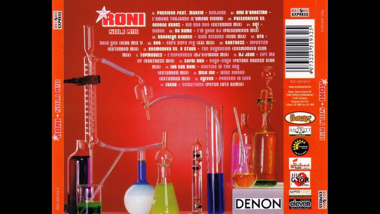 DJ Roni - Suli Mix (CD, Mixed) 2002 Euro House, Euro Trance