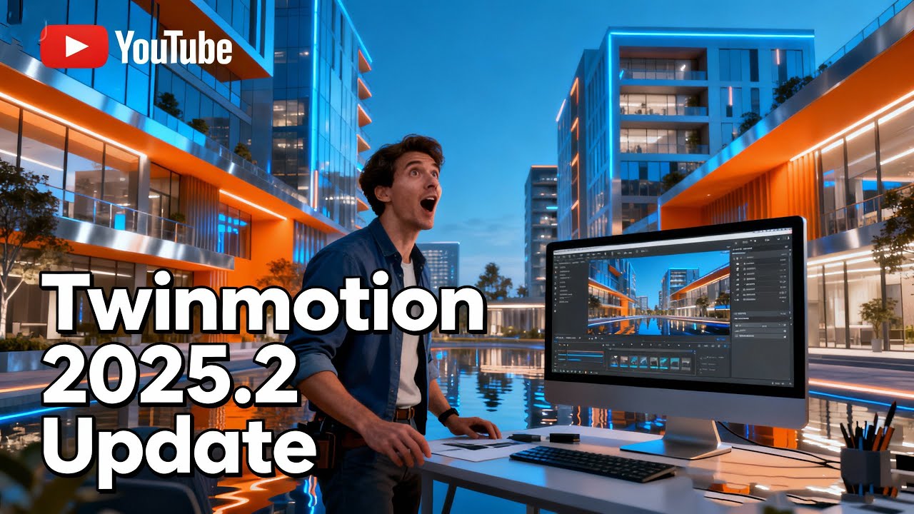 Twinmotion 2025.2 Update 🚀 مميزات جديدة تغيّر عالم الـRendering المعماري!