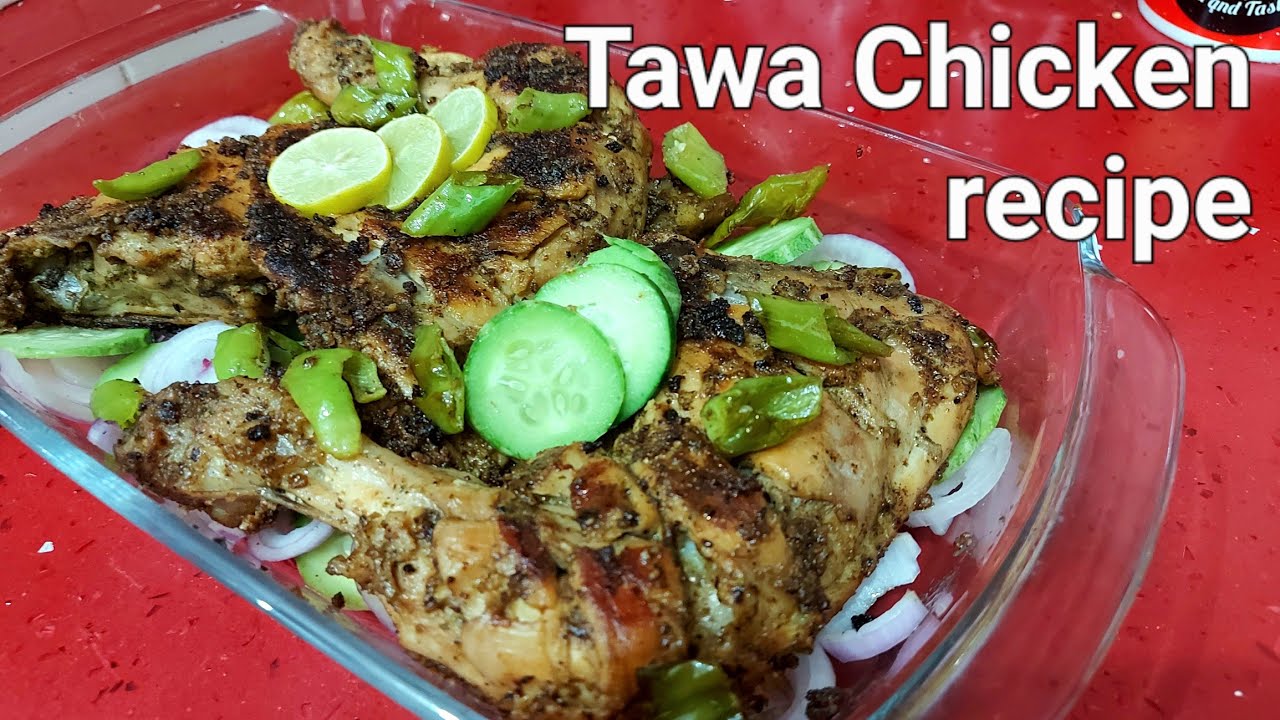 How to make tawa chicken|Tawa chicken recipe|Cooking class for beginners|Food and Taste #tawachicken