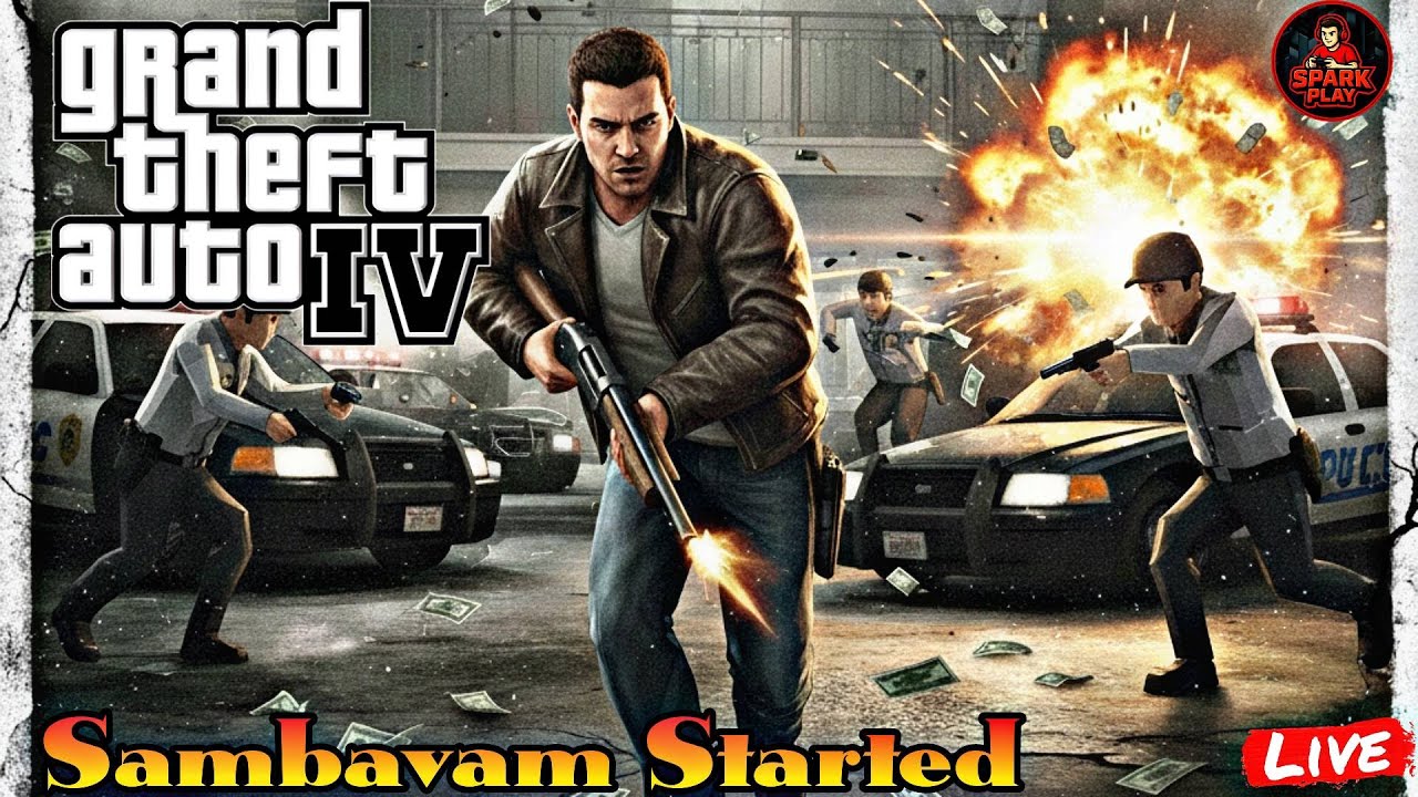 GTA 4 Tamil Gameplay live | Spark Play | #gta4  #story #gta #gtalive #tamil #tamilgameplayplay #game