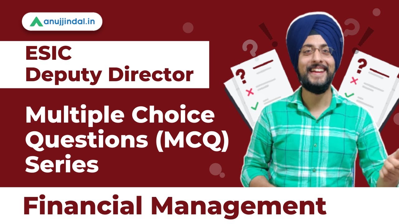 ESIC Deputy Director | Financial Management - MCQ Series by Harneet Sir