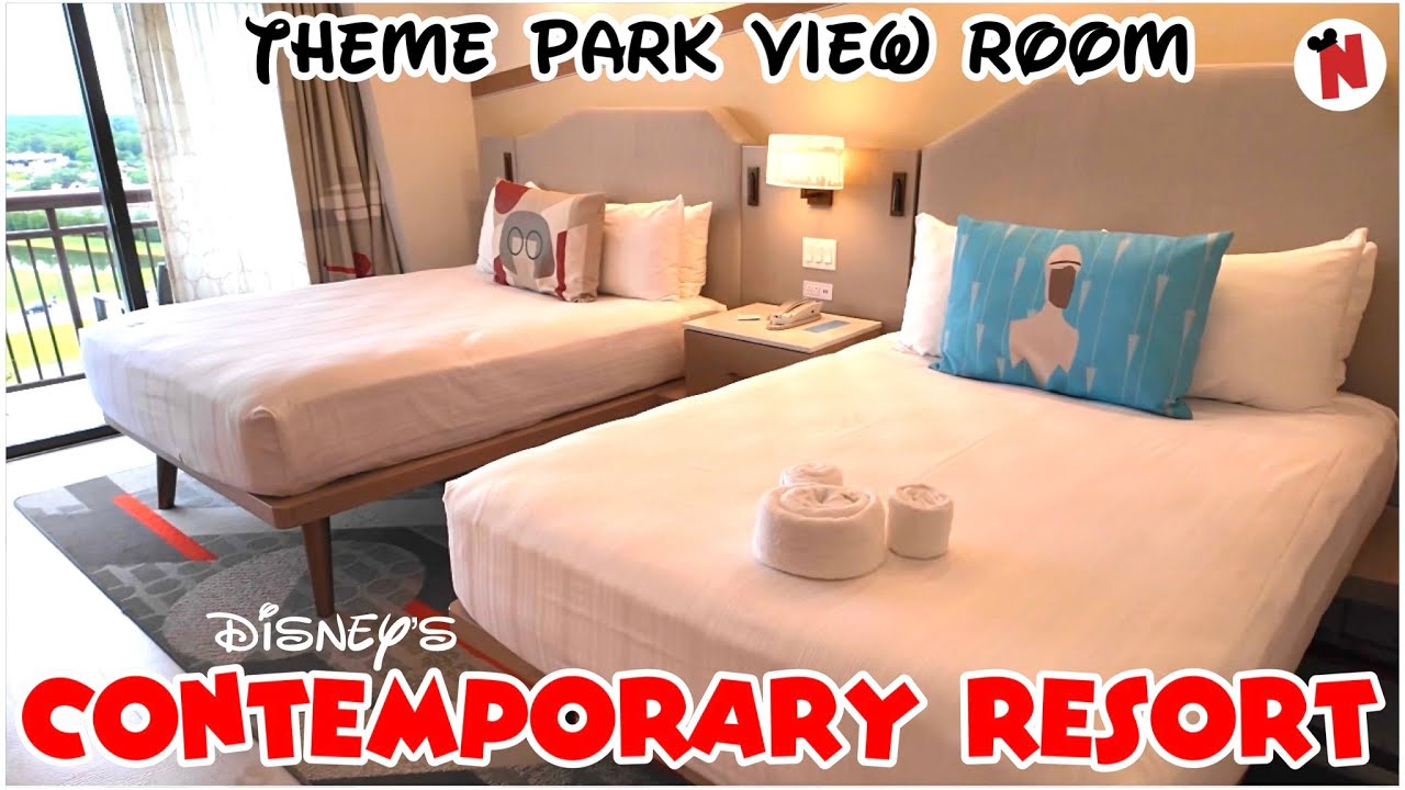 Номер с видом на тематический парк Disney's Contemporary Resort