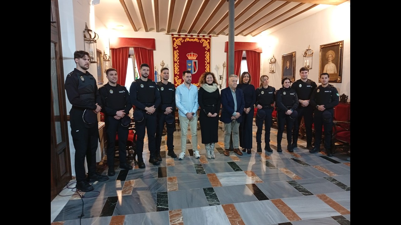Recepción nuevos Policías Locales en prácticas