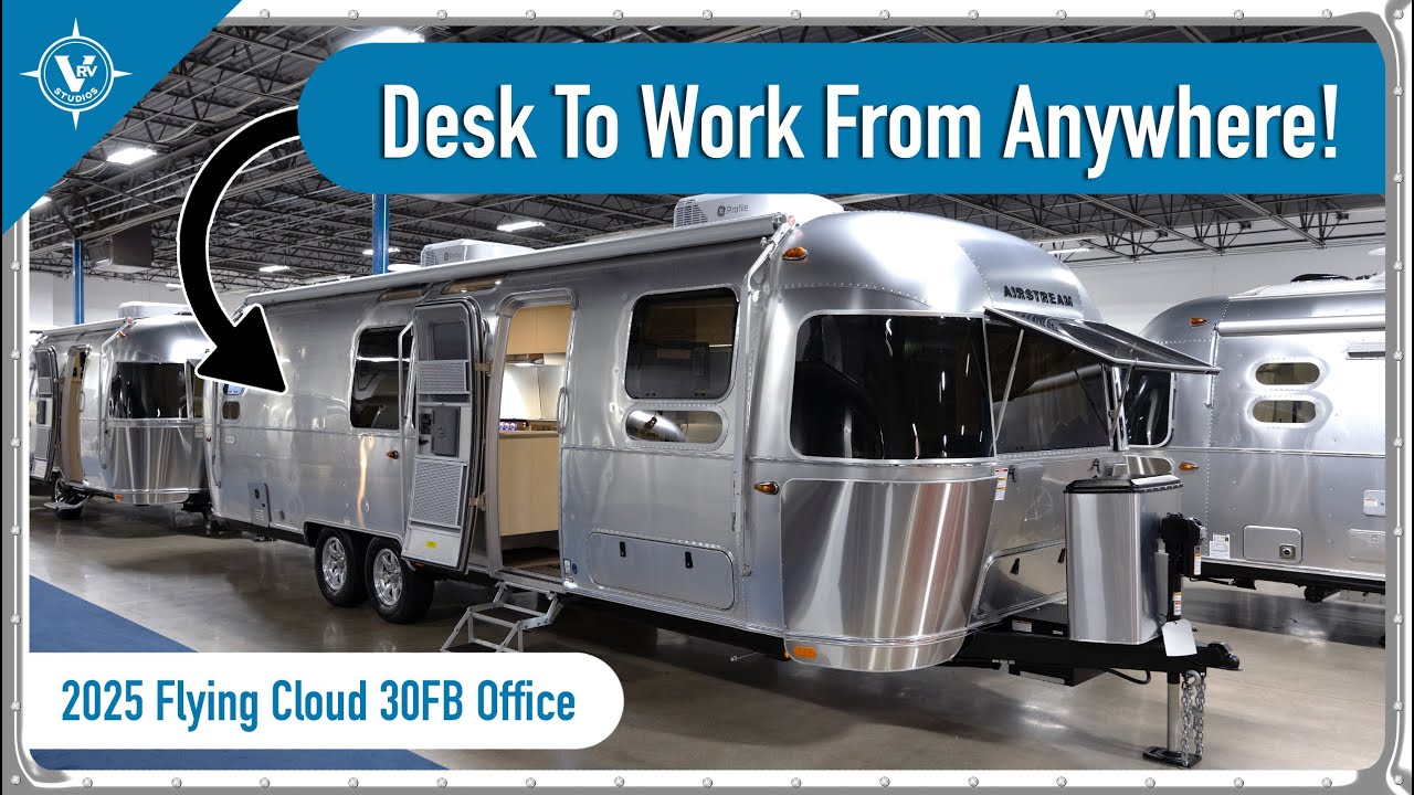 Отличный автодом для работы из дома! | Офис Airstream Flying Cloud 30FB 2025 года