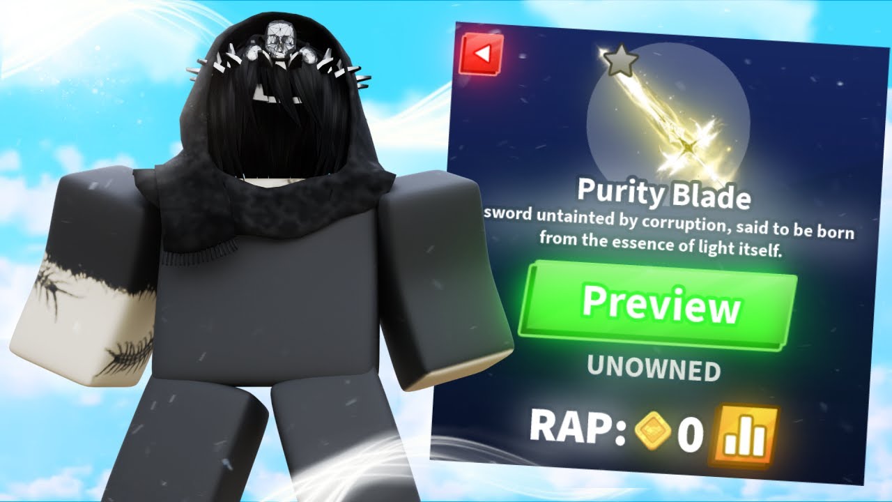 Spending $4,612,852 On The PURITY Blade In Roblox Blade Ball..