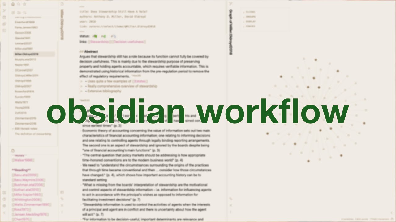 How I Use ObsidianMD and Zotero For Academic Research