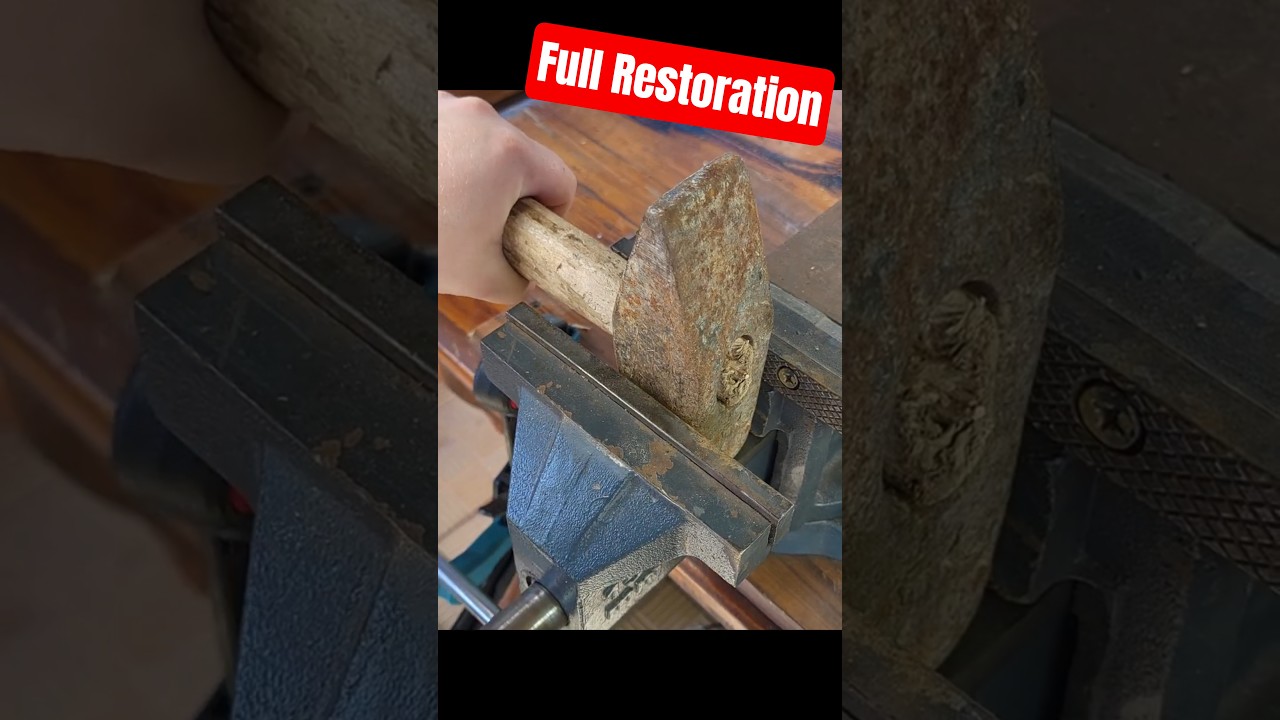 Rusty Vintage Blacksmithing Hammer Restoration | You Won't Believe The Before And After!