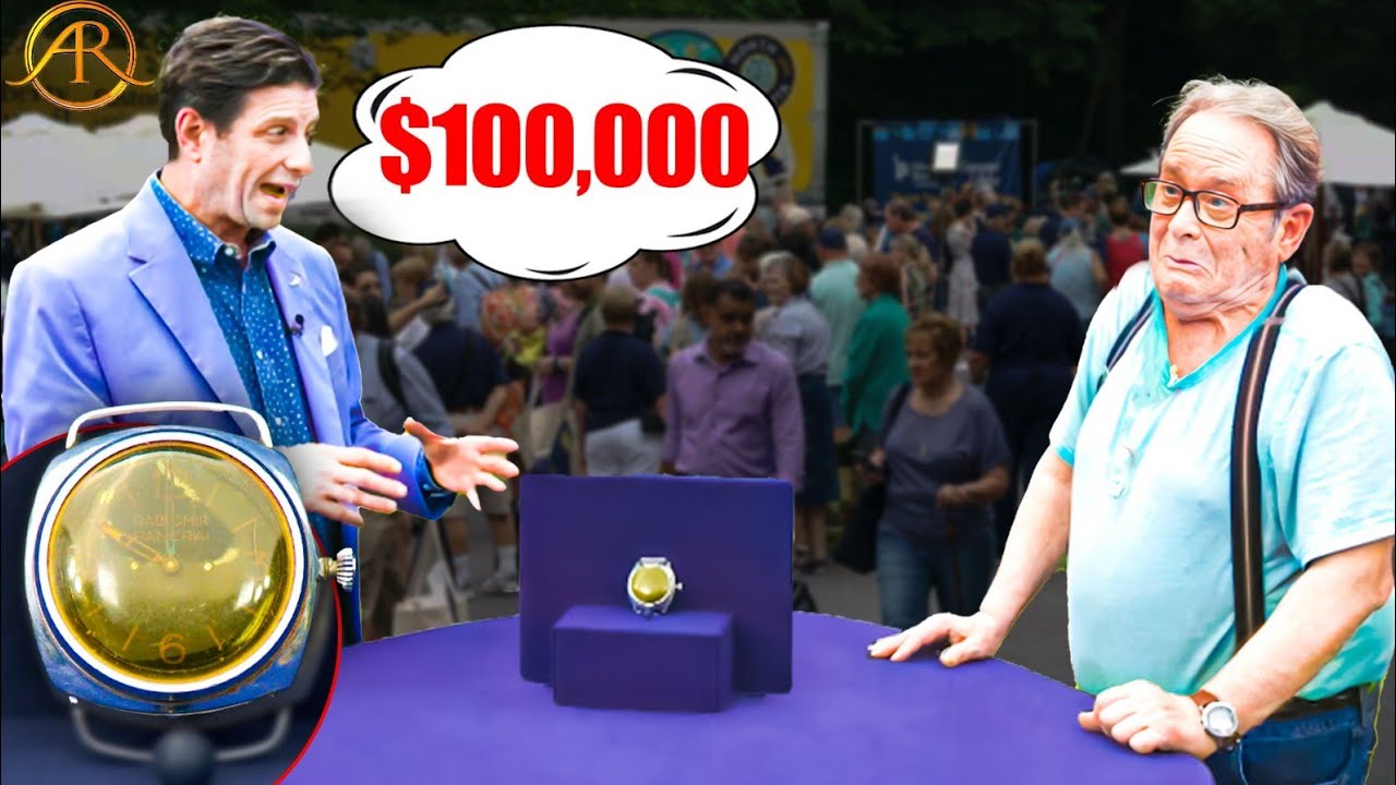 SOLDIER'S SECRET WWII Panerai Radiomir Watch with Rolex Movement From 1942 | Antiques Roadshow!