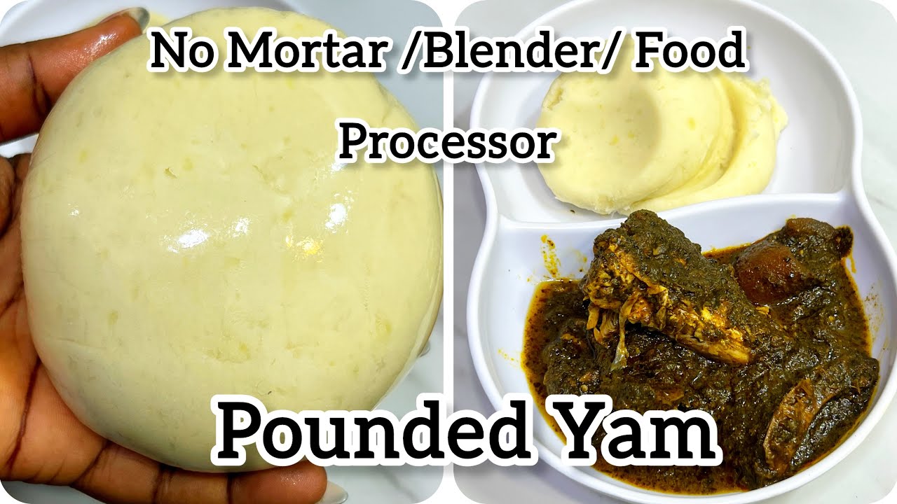 How to Make Pounded Yam Without Pounding, Food Processor or Blender| Quick & Easy Recipe