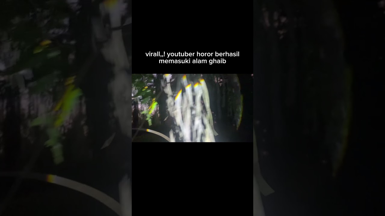 youtuber horor berhasil memasuki alam ghaib #campinghoror #solocampinghoror