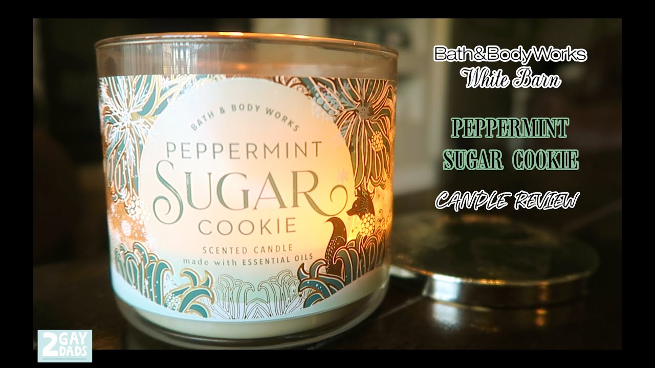 Bath & Body Works Peppermint Sugar Cookie Candle Review! 🕯