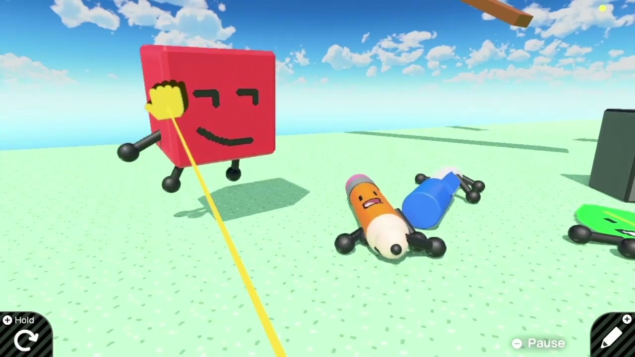Bfdi 26 A dead body. made in game builder garage.