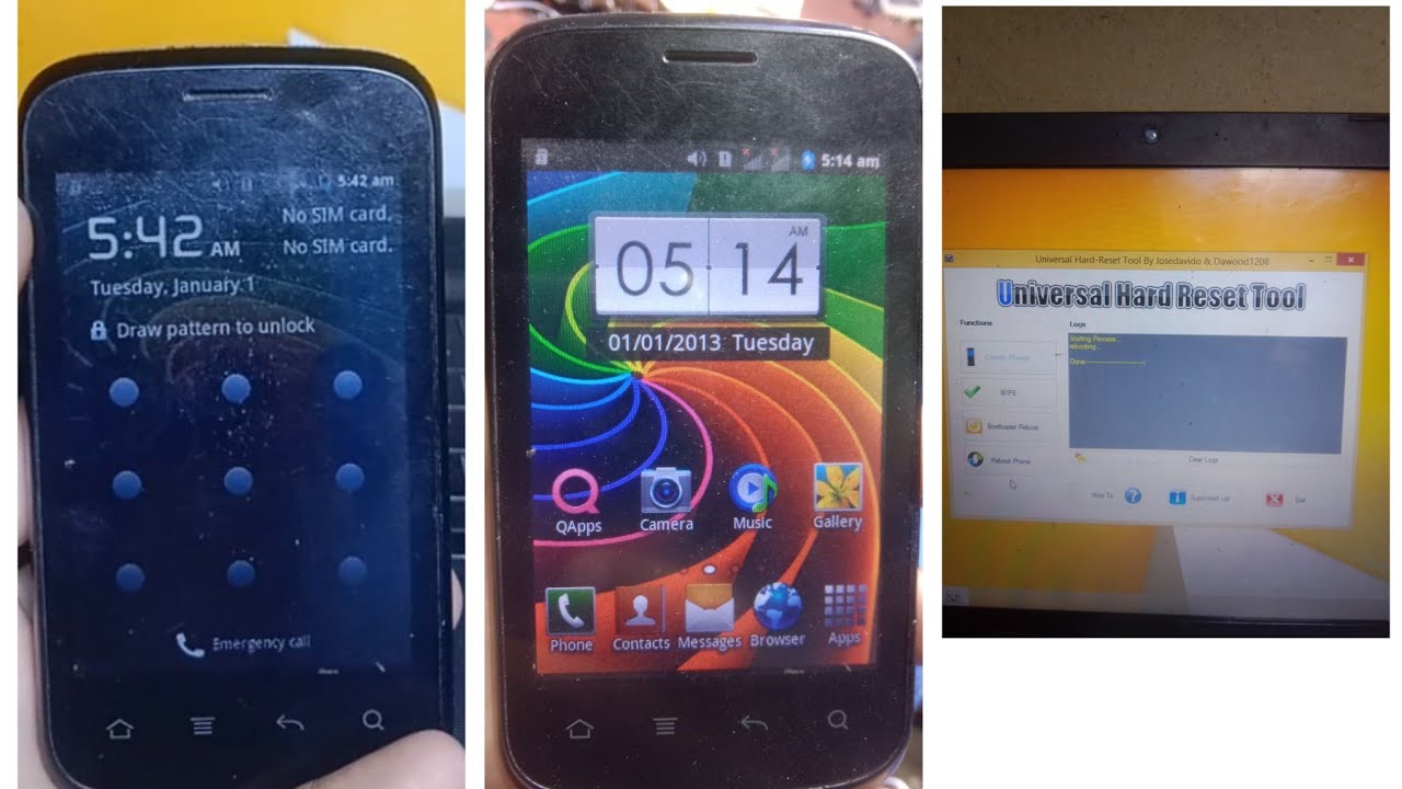 QMobile a2 lite screen lock remove