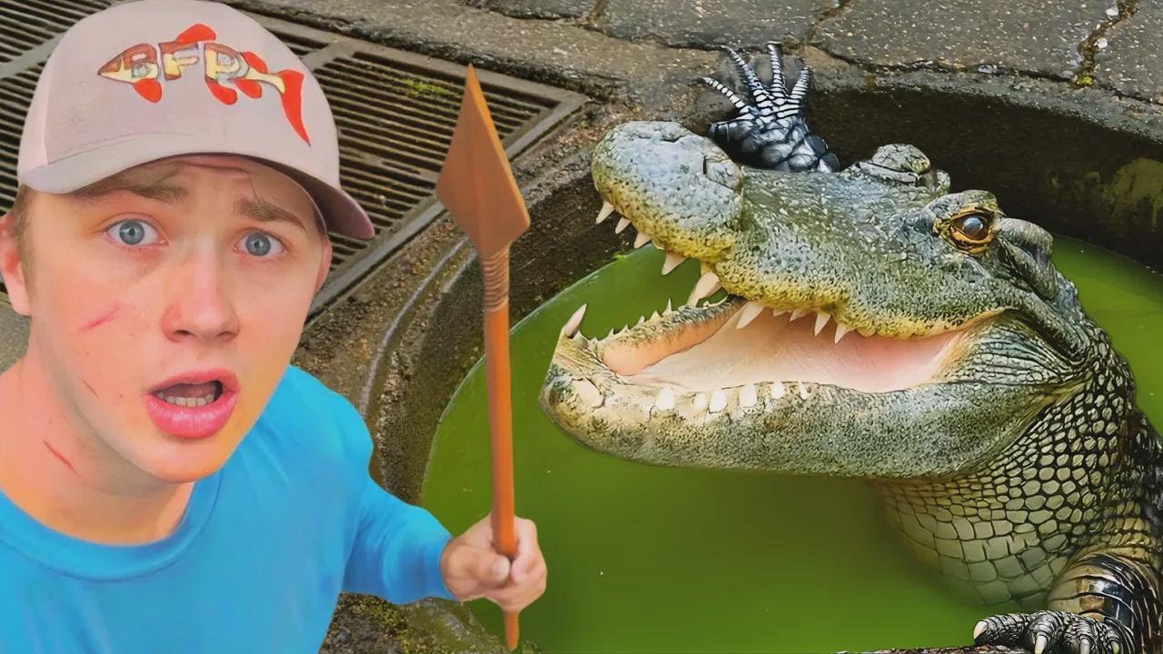 J’ai découvert des créatures terrifiantes dans les égouts !