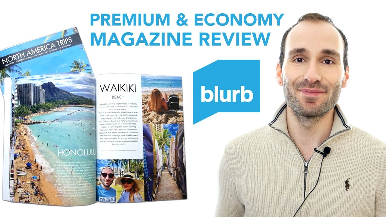 Blurb Premium & Economy Magazine Review