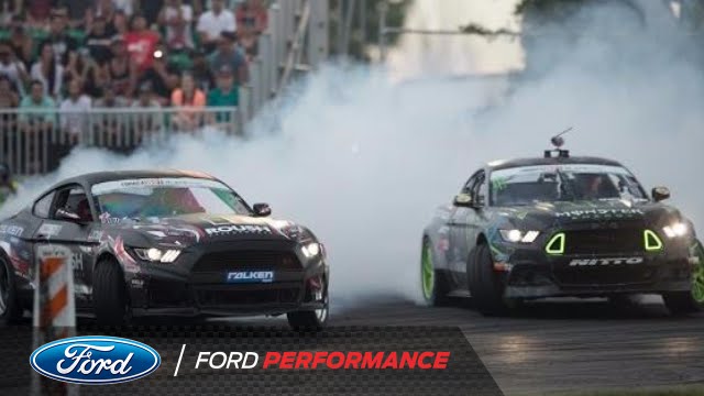 Битва «Мустангов»: Вон Гиттин-младший против Джастина Павляка | Formula DRIFT | Ford Performance