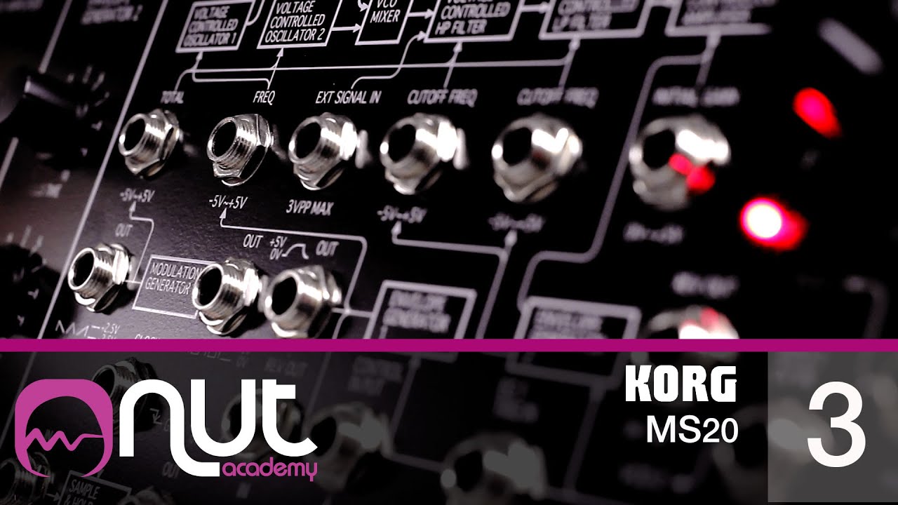 Korg MS20 Tutorial pt3/3 con Enrico Cosimi @ Nut Academy