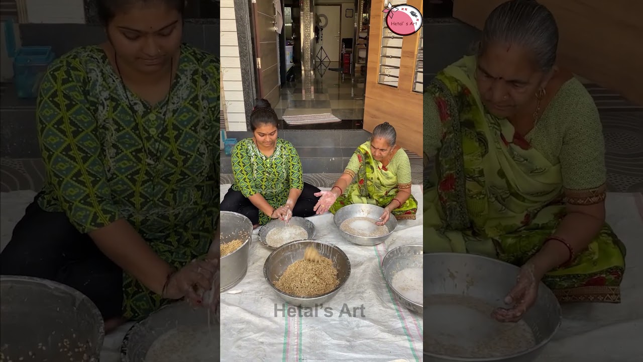 Gehu Fryums recipe - Farfar making at home #recipe #farfar #fryum