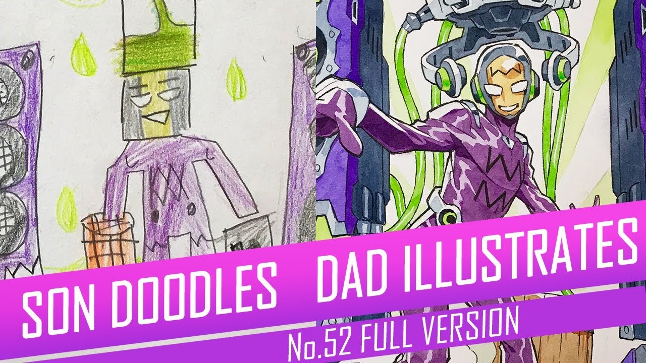 DRAWING with my kids - ACID GROOVE MAN [FULL VERSION] No.52
