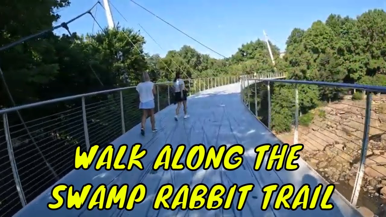 Virtual Treadmill Walking - 40 minute workout on the Swamp Rabbit Trail