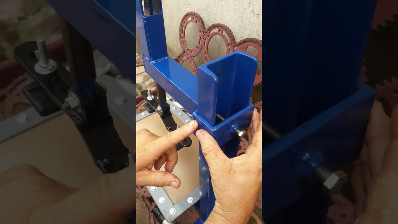 demonstração da prensa manual para calçados ficou show de bola. Deus e fiel(88)988244079