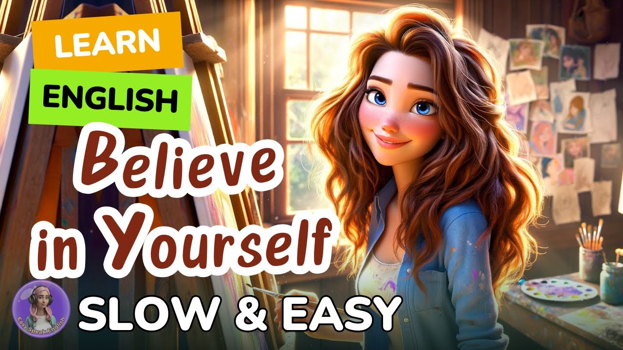 [SLOW] Believe in Yourself | Improve your English | Listen and speak English Practice Slow & Easy