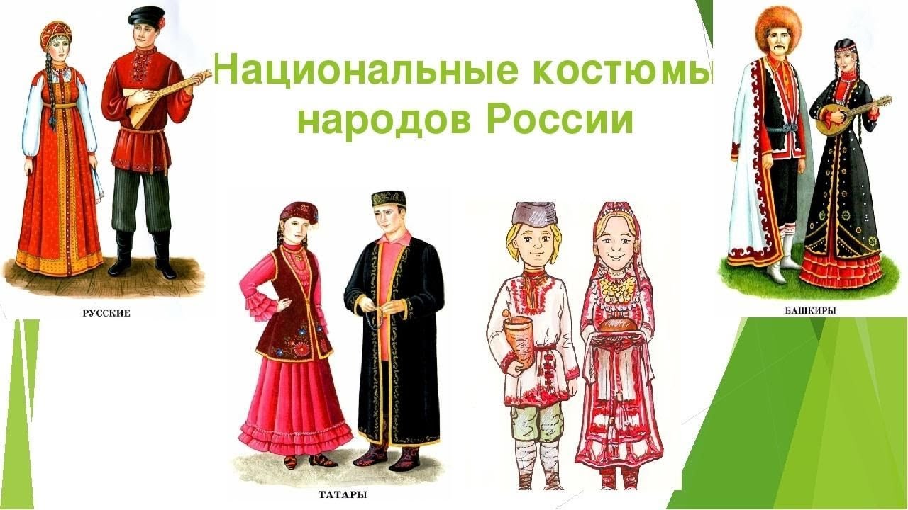 Национальные костюмы народов России_День народного единства