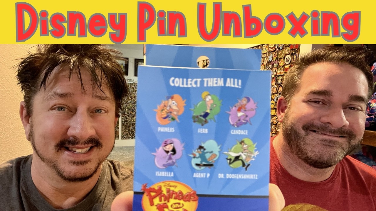 Disney Phineas and Ferb Bin Unboxing #disney #disneypins #pinunboxing #phineasandferb #pintrading