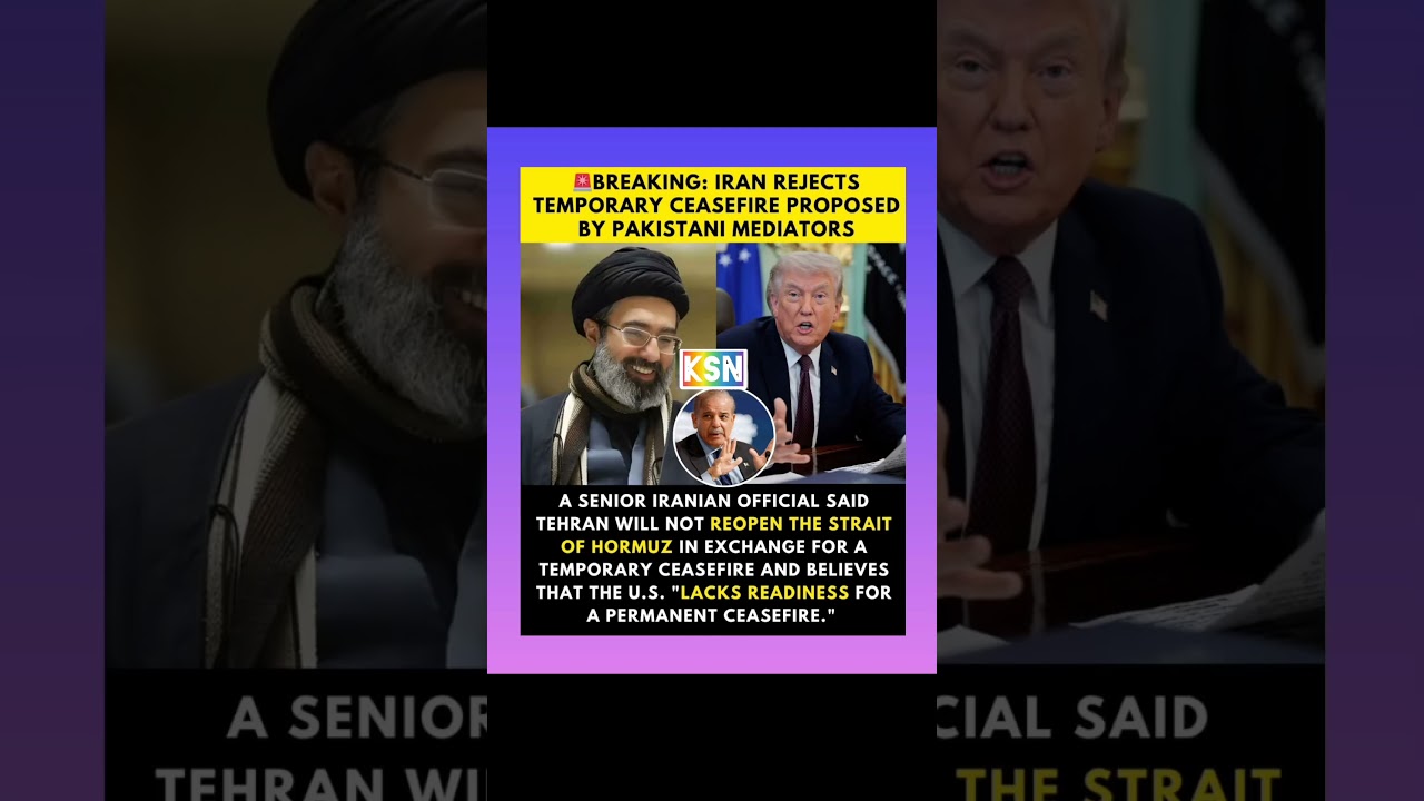 🚨 Iran rejects ceasefire deal with US amid rising tensions over Strait of Hormuz 🇺🇸🇮🇷