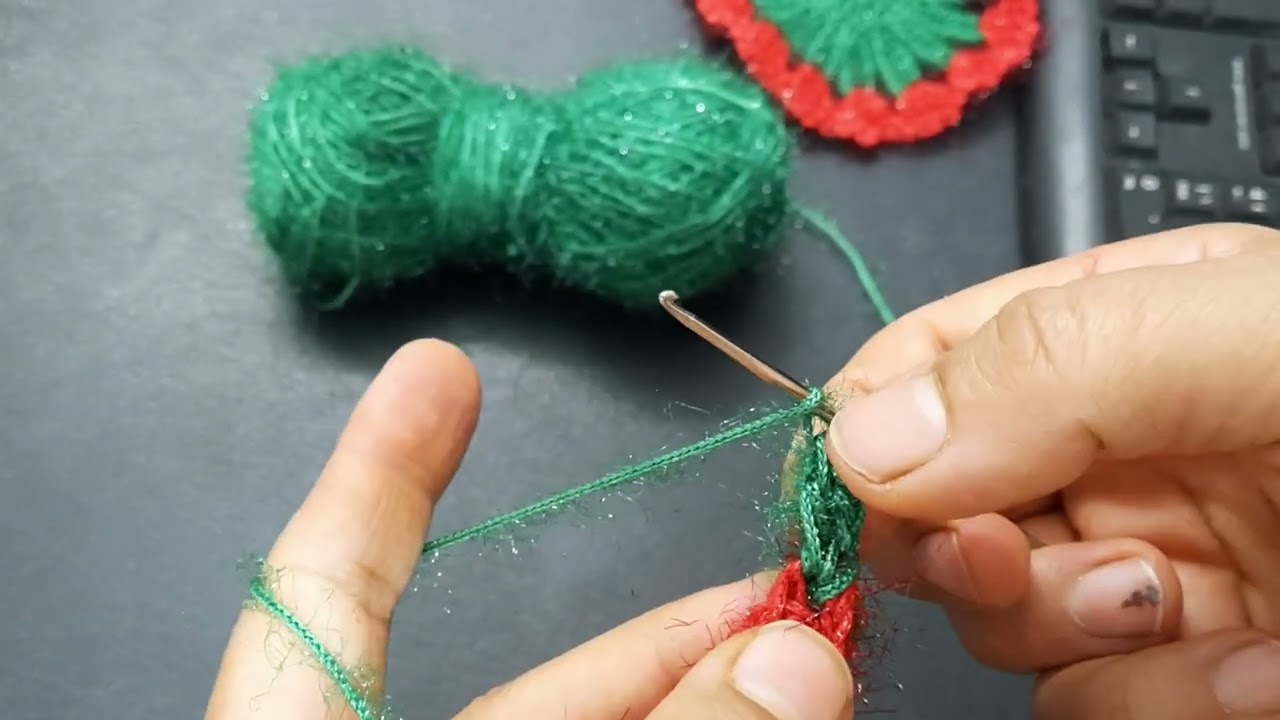 آموزش اسکاج ( با طرح گل بابونه )