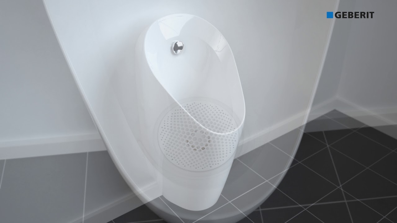 Urinal hybrid trap in Geberit urinals - Functionality