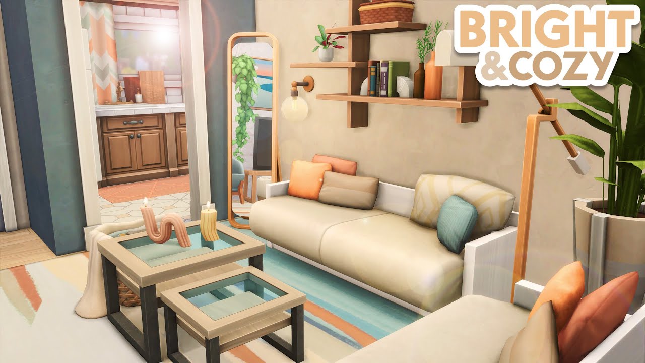 Bright & Cozy Apartment // The Sims 4 Speed Build: Apartment Renovation
