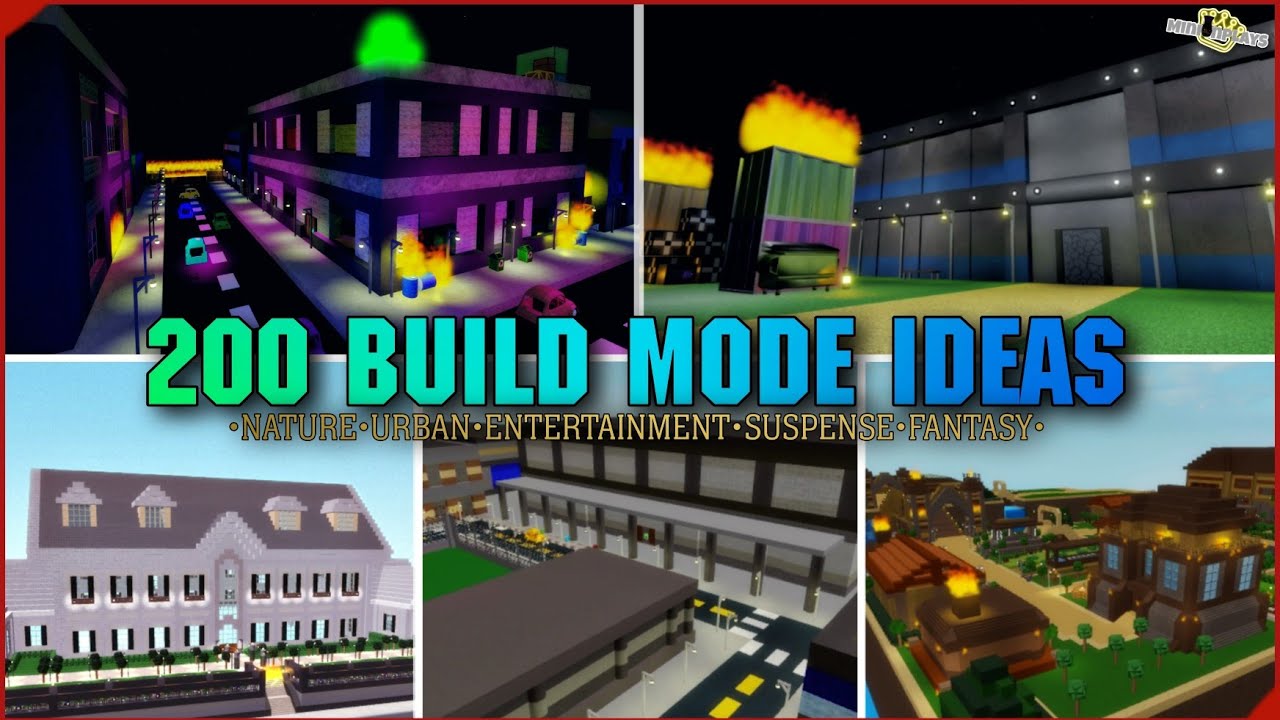 200+ Build Ideas For Your Piggy Build Mode Maps! | Nature/Urban/Suspense and More! - Roblox