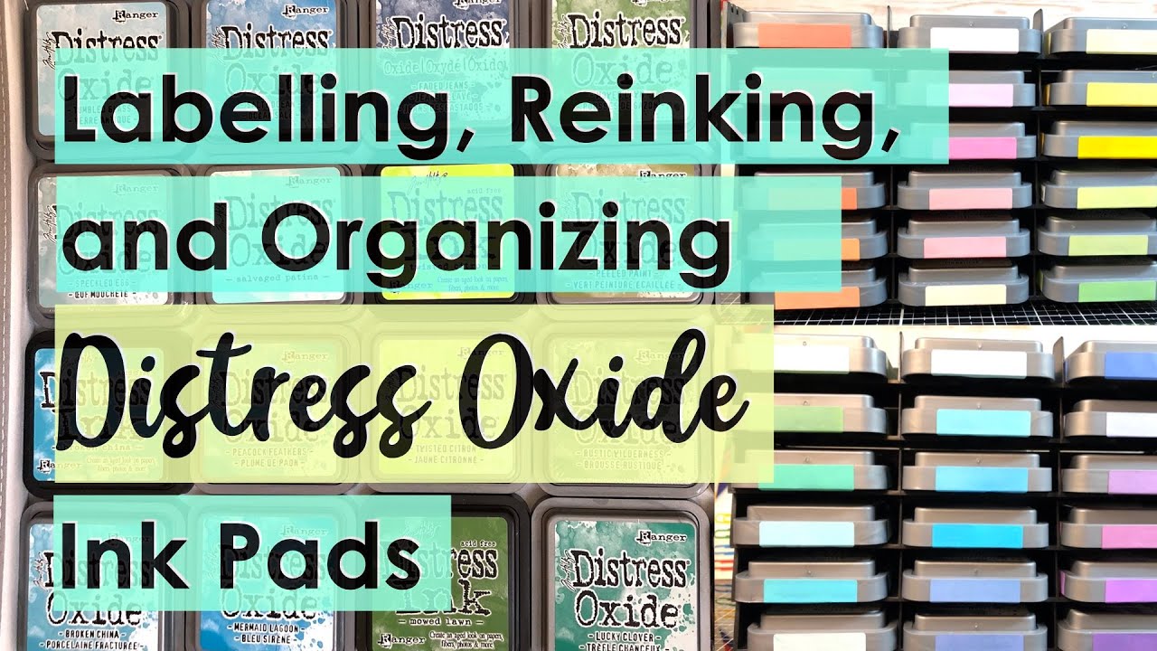Labelling, Reinking, and Organizing Distress Oxides | Spectrum Noir Ink Pad Storage