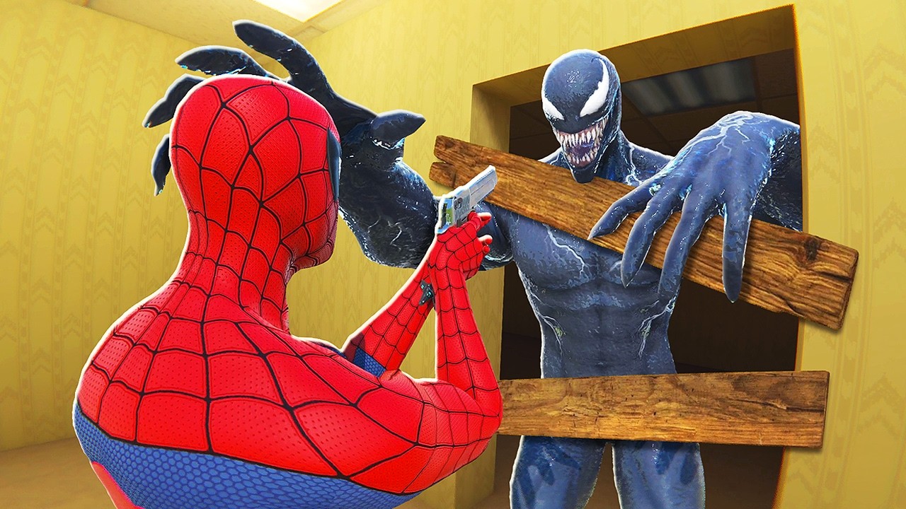 Building a Base Against VENOM in The Backrooms in VR