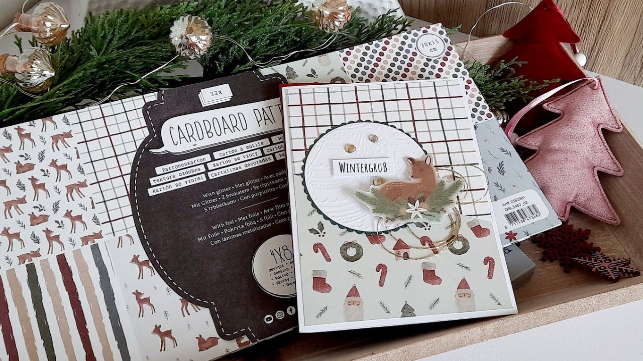 2. Freitag 🥳 einfach basteln, stack, cut and shuffle, 30x15 Block von #decotimecrafts #action