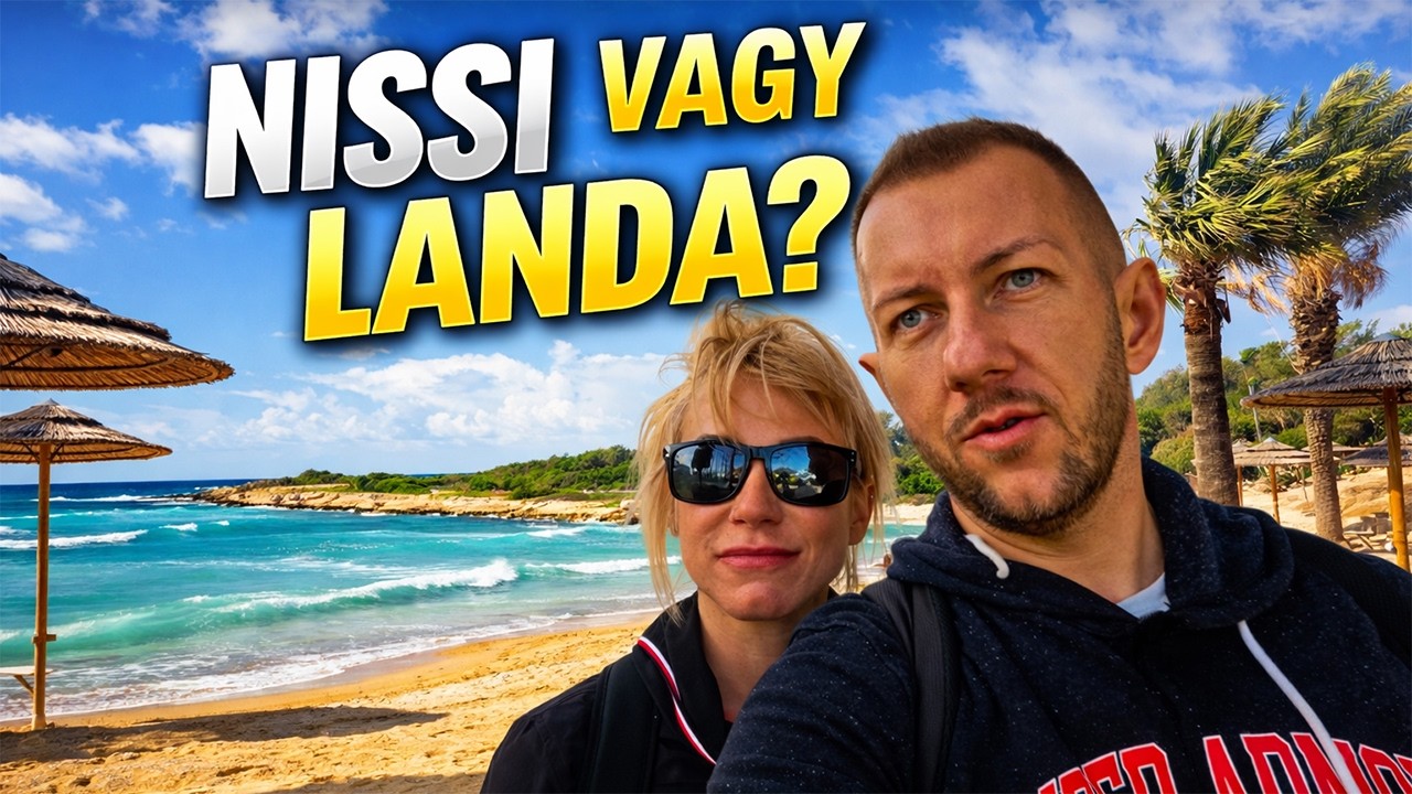 Ayia Napa strandok főszezonon kívül (Nissi + Landa) ❄️🌊🏖️🇨🇾