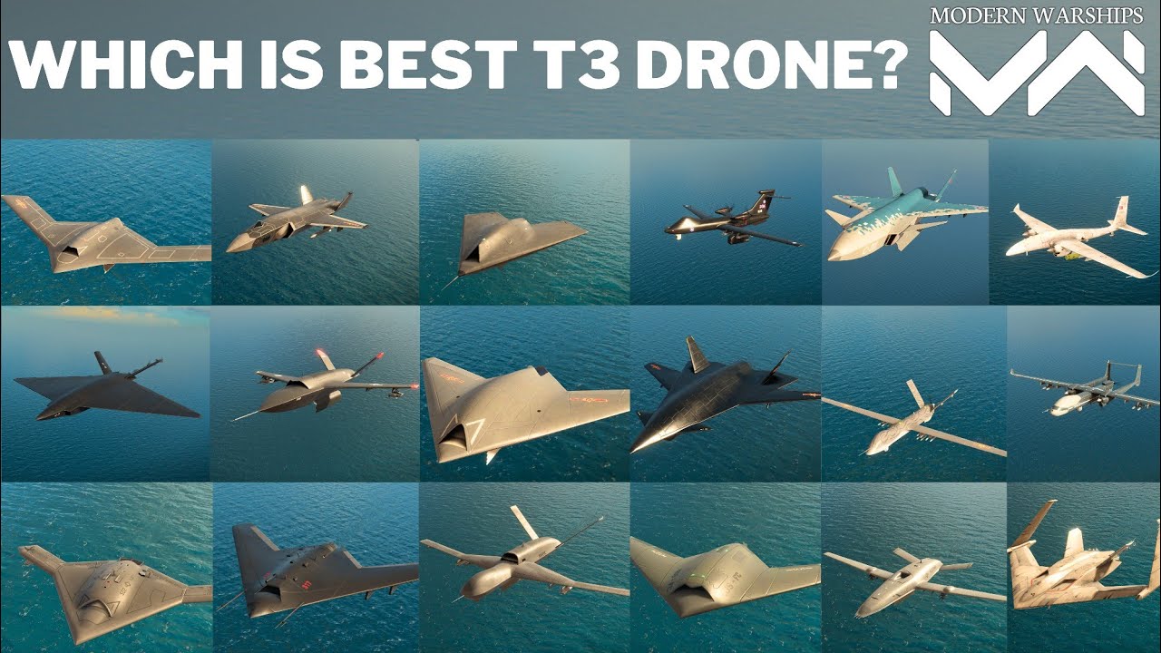 Which is The Best Tier 3 Drone in Modern Warships