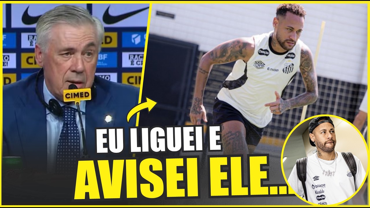 OLHA PORQUE O NEYMAR DECEPCIONOU O ANCELOTTI E AGORA DEVE FICAR FORA DE VEZ DA SELEÇÃO BRASILEIRA
