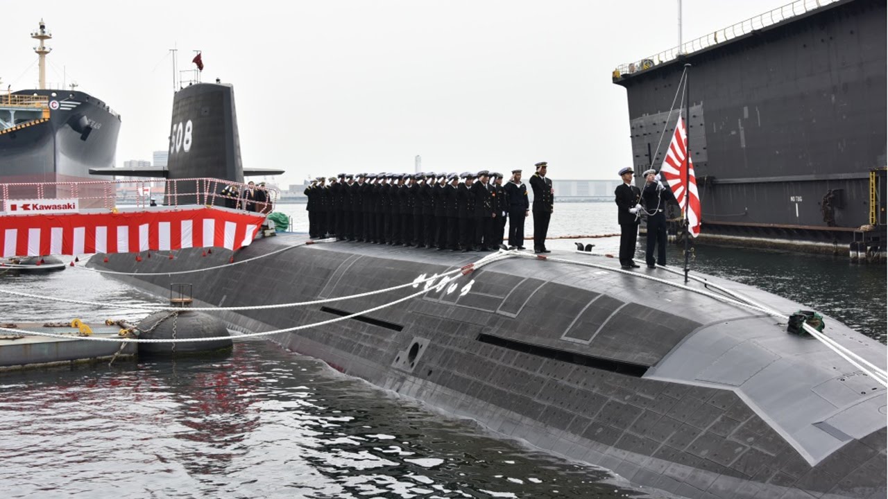 【引渡式・自衛艦旗授与式】潜水艦「せきりゅう」引渡式・自衛艦旗授与式～海上自衛隊～