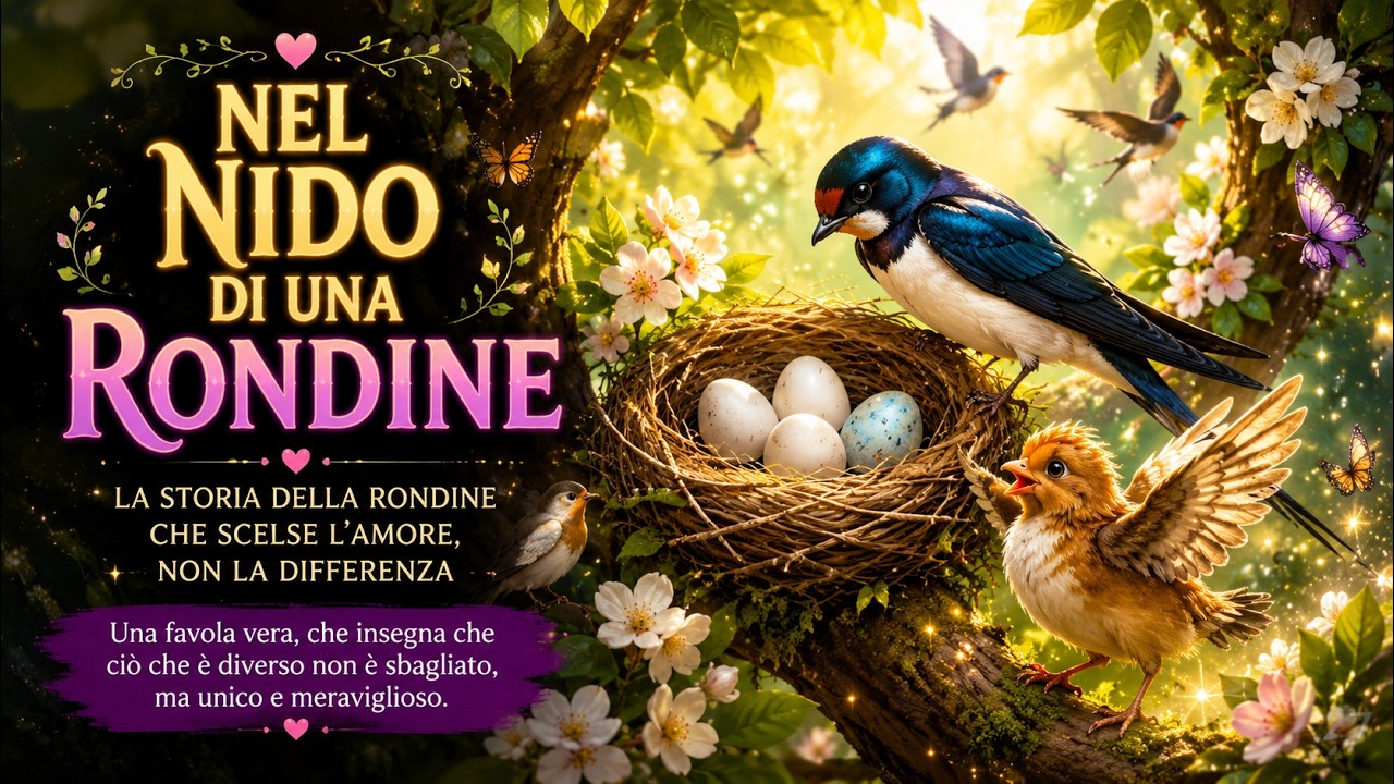 Nel nido di una rondine | Favola di Primavera