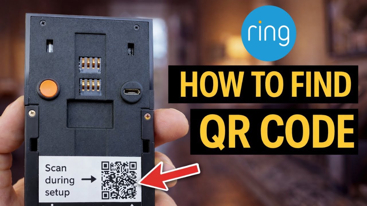 How To Find QR Code On Ring Doorbell (2026) STEP BY STEP