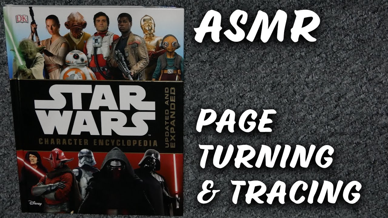 ASMR | Листайте книгу персонажей «Звёздных войн» (обводка и шёпот)