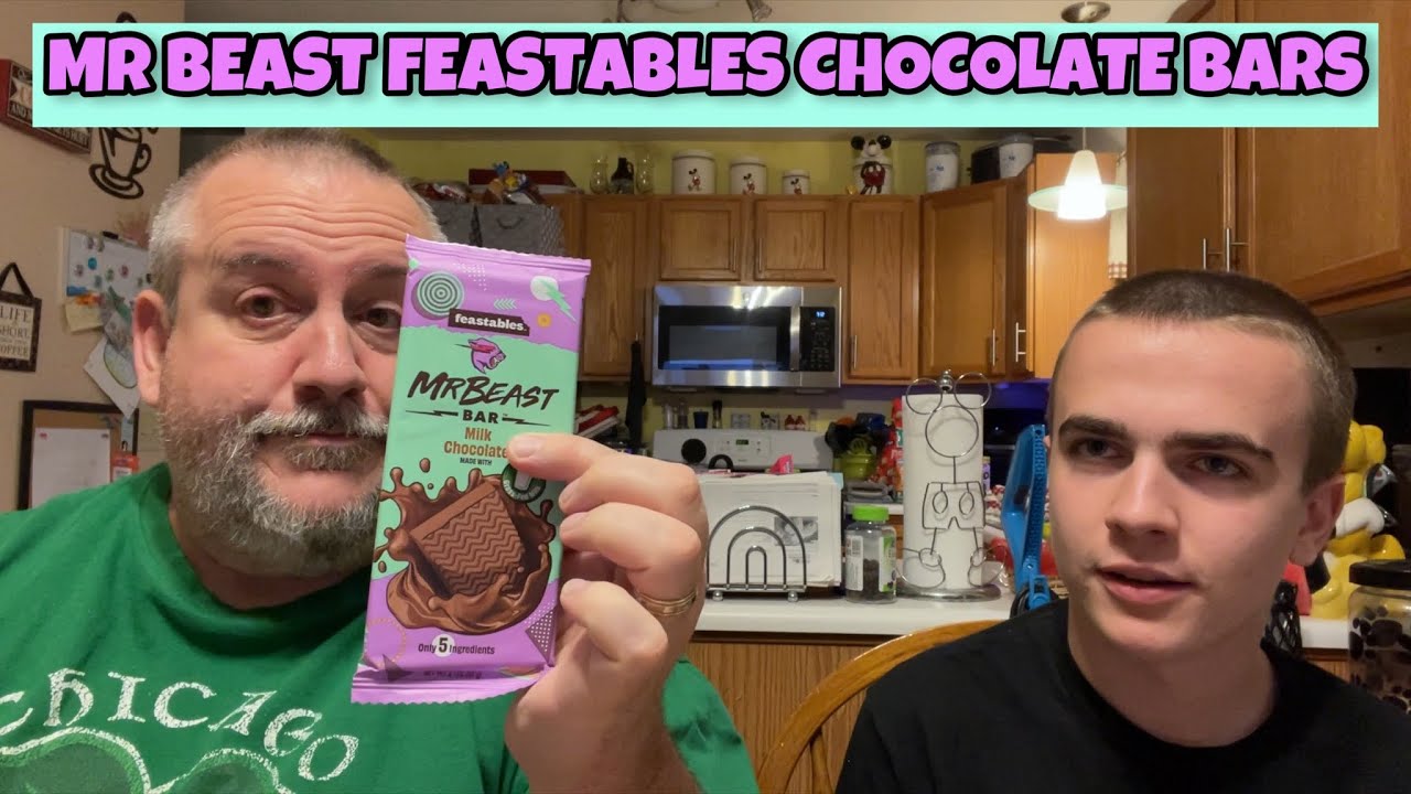 Mr. Beast Feastables Chocolate Bars Review