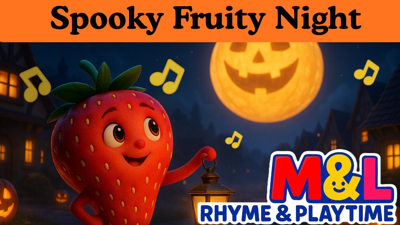 🎃 | Halloween Song for Kids Spooky Fruity Nights with Fruity Friends